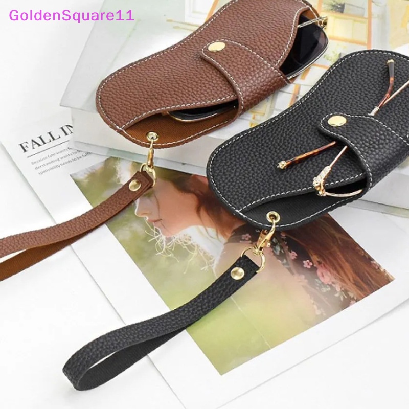 Hộp Đựng Mắt Kính Bằng Da PU Mềm Có Móc Treo Tiện Dụng