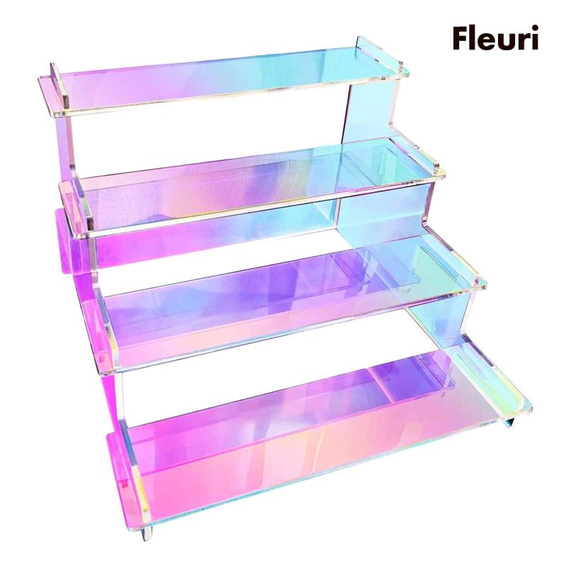 Kệ Trưng Bày Bánh Kem Bằng Acrylic Bề Mặt Mịn Đa Năng Tiết Kiệm Không Gian