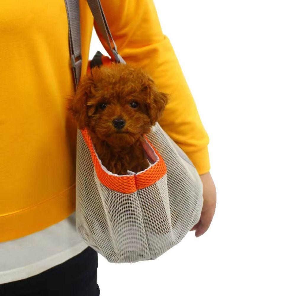 NORMAN Túi Lưới Polyester Thoáng Khí Đựng Thú Cưng Khi Đi Du Lịch
