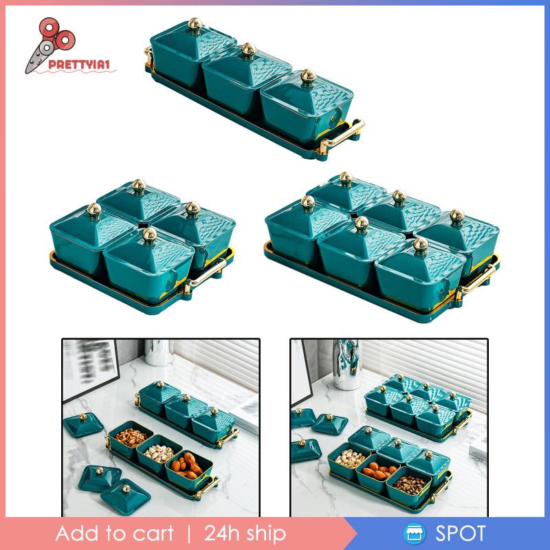 Khay Đựng Trái Cây Khô Kèm Giá Đỡ Tháo Rời Được Tiện Lợi Dành Cho Nhà Bếp