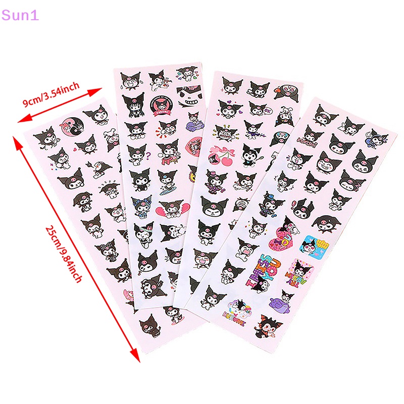 Sun1 &gt; Set 4 Sticker Dán Trang Trí Sổ Tay Hình Hoạt Hình Chó Kulomi Pacha Dog HelloKitty Tamagwei Melody Dễ Thương