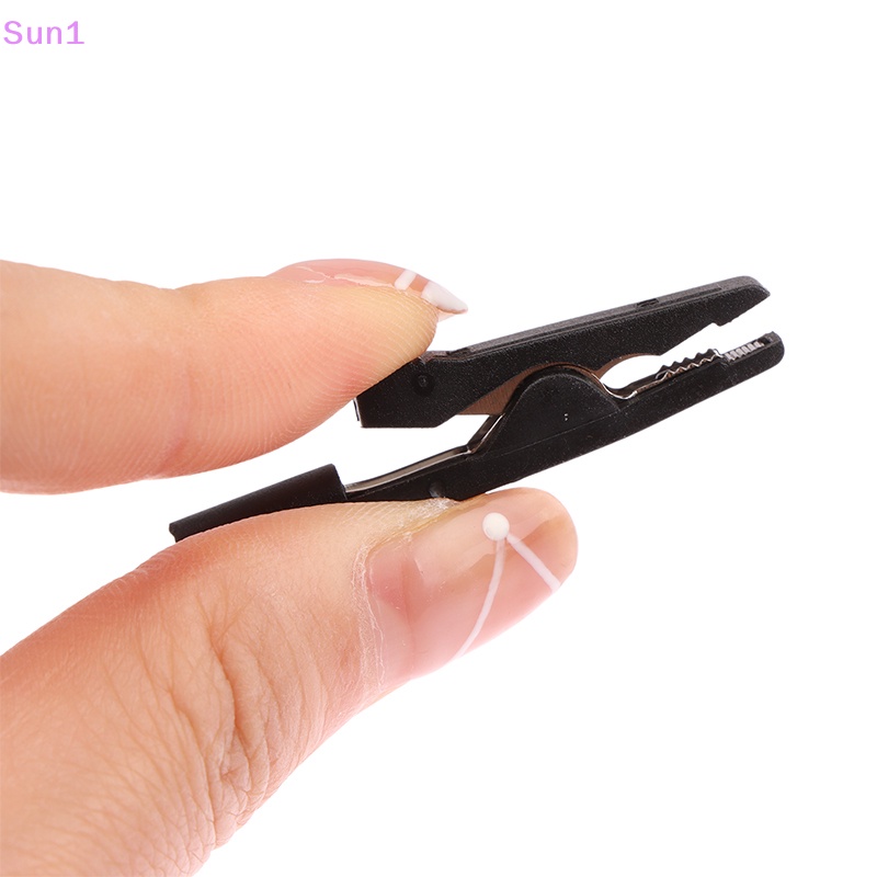 Set 2 Kẹp Cá Sấu Thử Điện 2mm Màu Đỏ Đen Chuyên Dụng