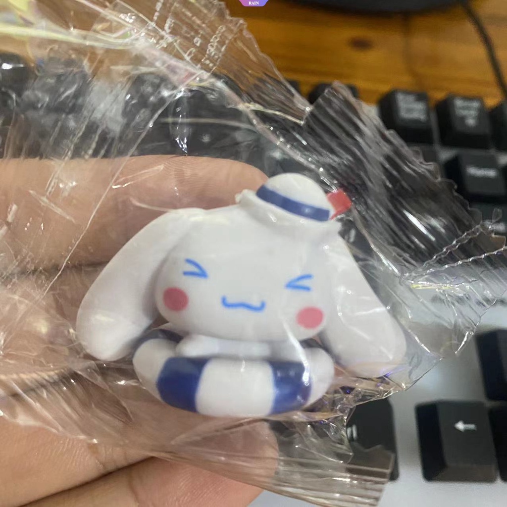 SANRIO Set 5 Mô Hình Đồ Chơi Nhân Vật Hoạt Hình Cinnamoroll Bằng PVC Làm Thủ Công Trang Trí Phòng Bé