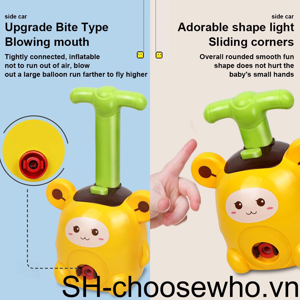 Đồ Chơi Xe Hơi Thổi Bong Bóng Màu Sắc Ngẫu Nhiên Giáo Dục Sớm Cho Bé