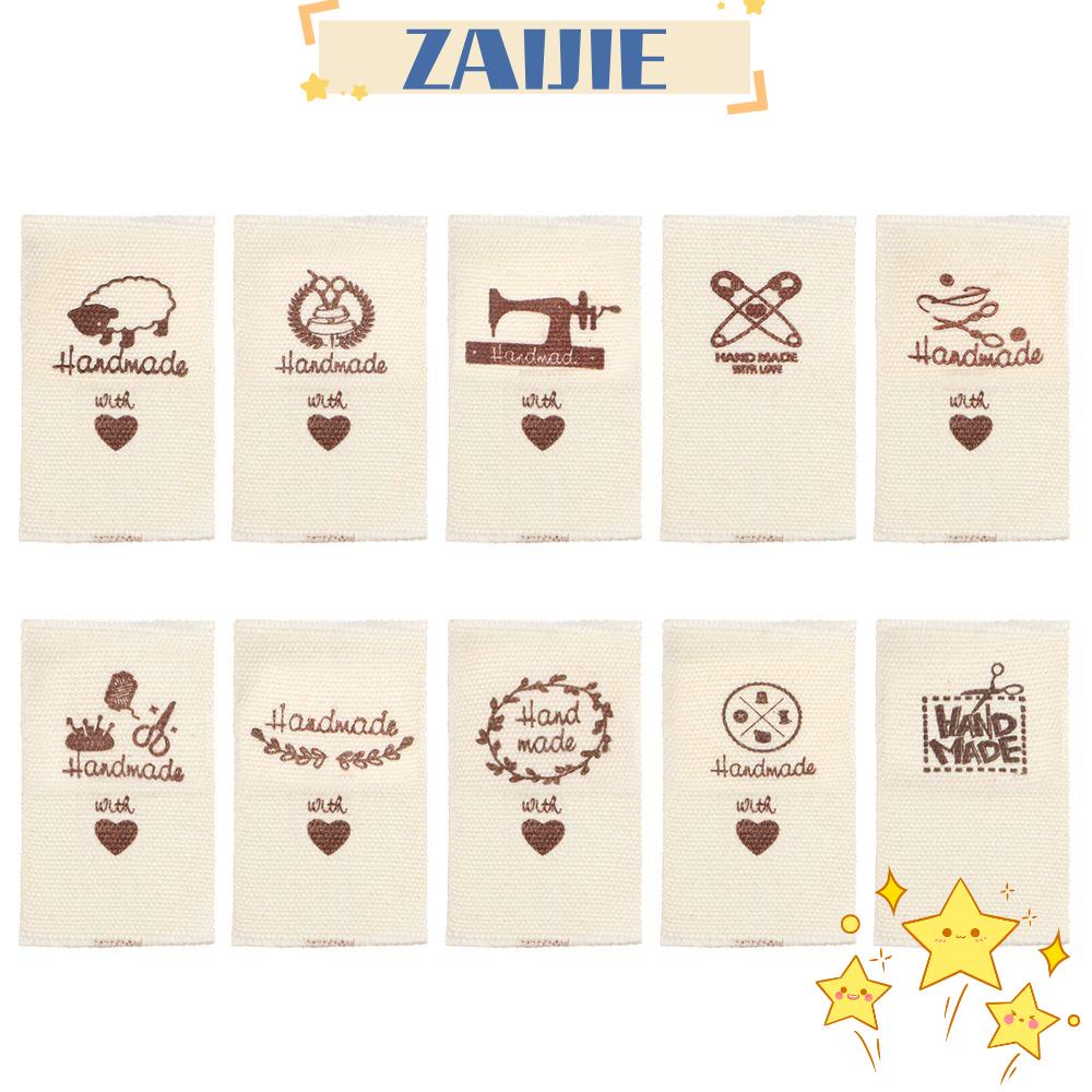 ZAIJIE24 Set 50 Thẻ Tag Hình Cừu Dùng Để Trang Trí Quần Áo