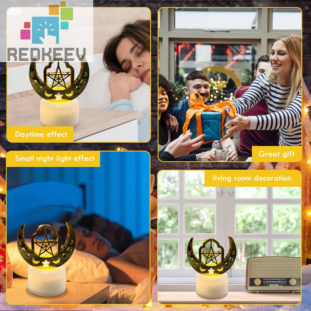 Đèn Ngủ LED Hình Mặt Trăng Bảo Vệ Mắt Cho Eid Al Fitr