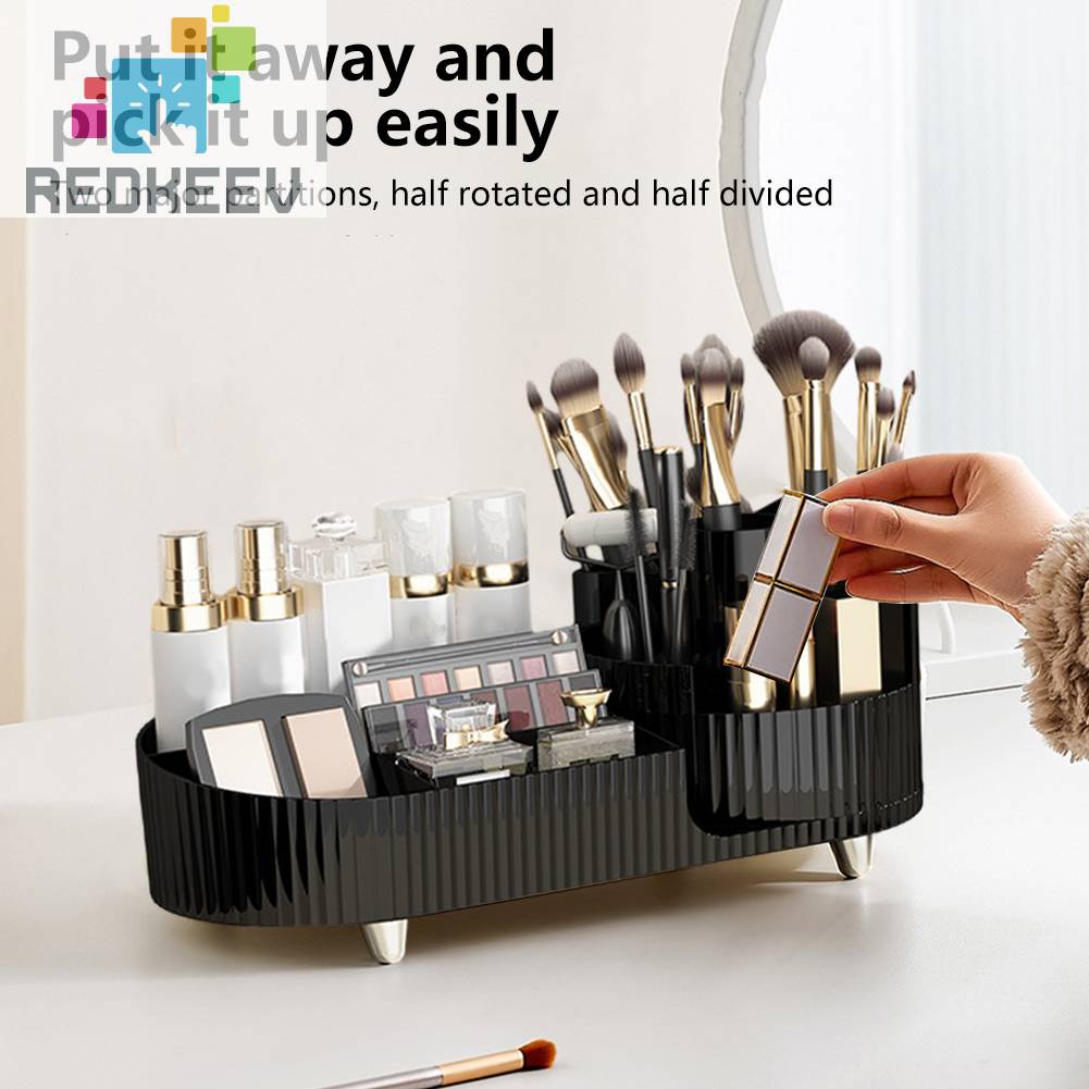 Giá Đỡ Mỹ Phẩm Son Môi / Phấn Mắt Dạng Xoay Tiện Lợi