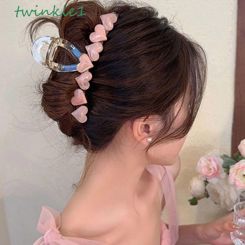 TWINKLE Kẹp Tóc Hình Trái Tim Ngọt Ngào Cho Nữ