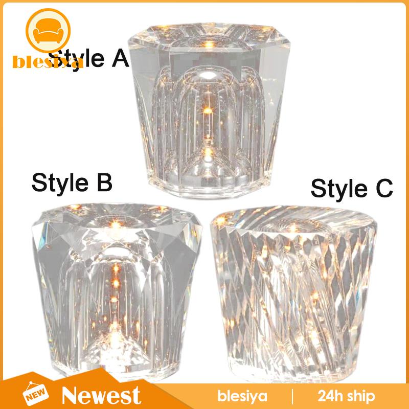 Đèn LED Để Bàn Ánh Sáng Ban Đêm Pha Lê Có Thể Sạc Lại Đa Ứng Dụng Cho Nhà Hàng / Khách Sạn