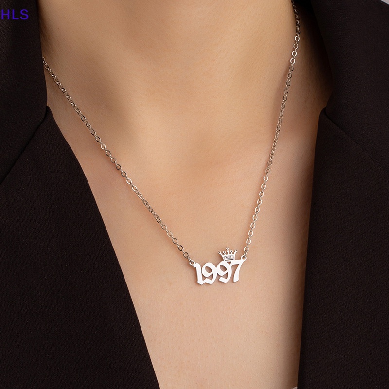 Vòng cổ Mặt Hình Vương Miện Mừng Năm Mới 1980 Đến 2019 Dành Cho Nữ