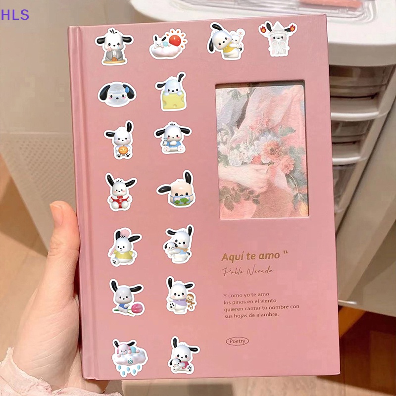 Bộ 60 Miếng Dán Hình Chú Chó Pochacco Dễ Thương Dùng Trang Trí Vali / Điện Thoại / Laptop DIY