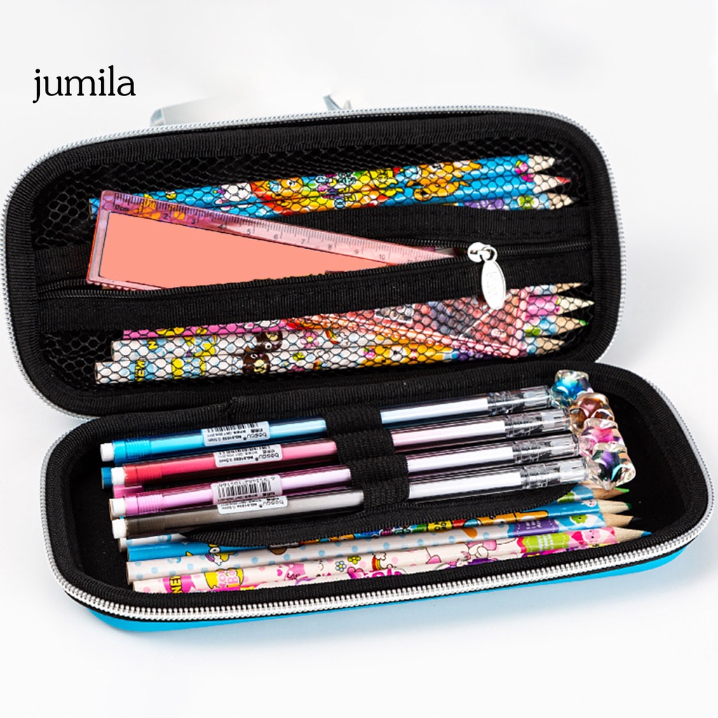 Túi Đựng Bút Hình Xe Hơi Dung Tích Lớn Chống Nước Có Khóa Kéo Tiện Dụng