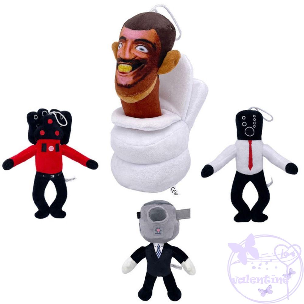 AVALENTINE Búp Bê Nhồi Bông Hình Skibidi Skibidi Mềm Mại Đáng Yêu