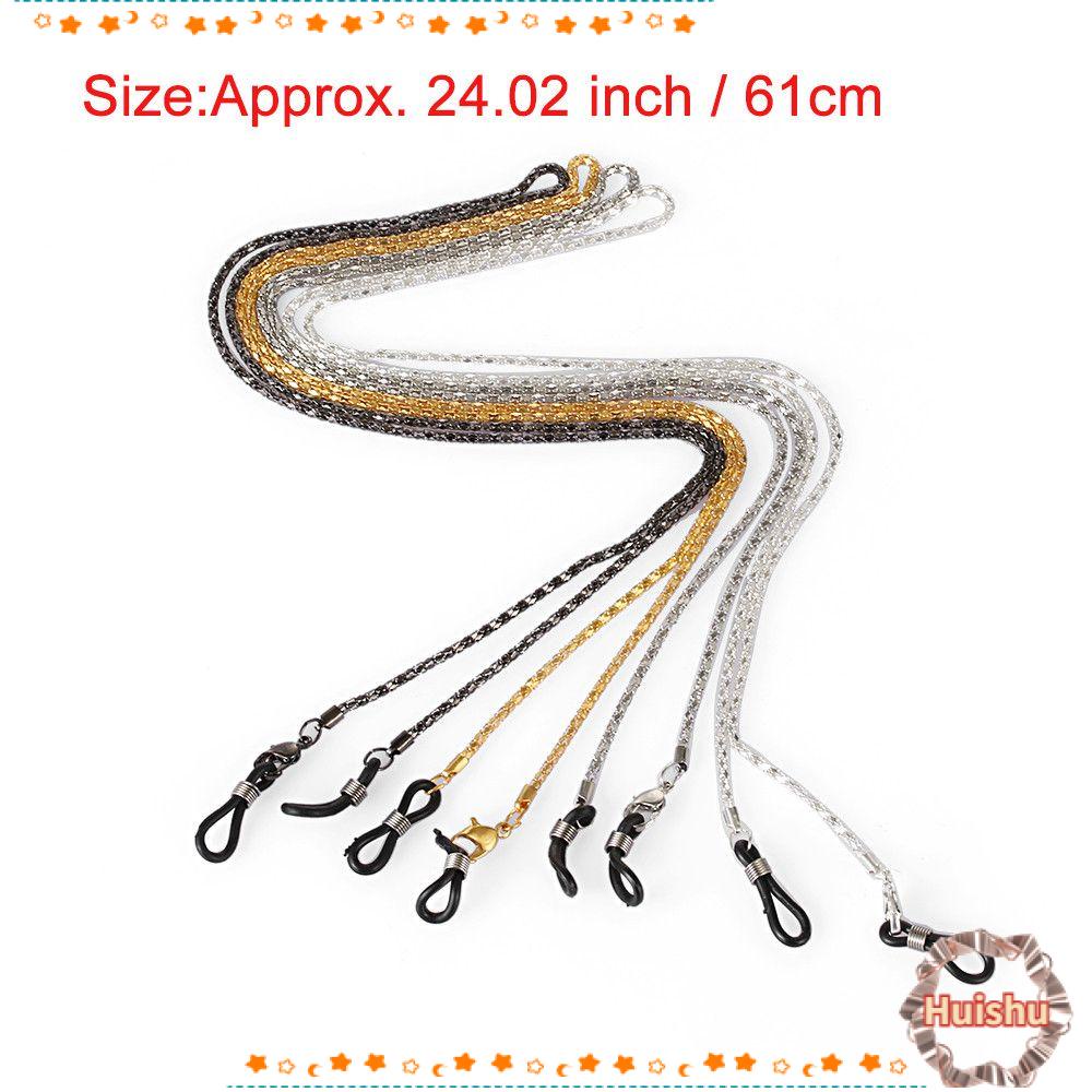 HS Dây Đeo Kính Chống Thất Lạc 4 Màu Bằng Kim Loại