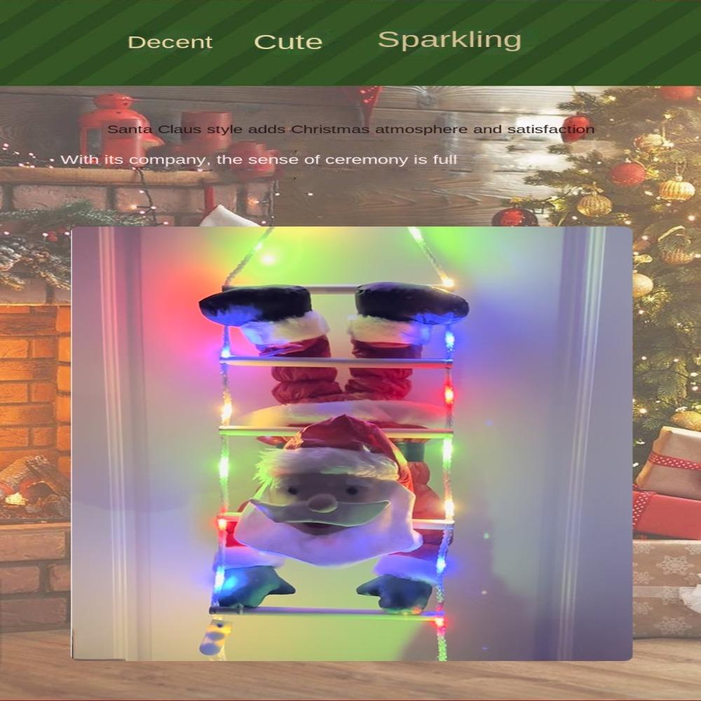 SUYO Búp Bê Hình Ông Già Noel Có Đèn LED Trang Trí Cây Thông Noel 2023 Kích Thước 60CM
