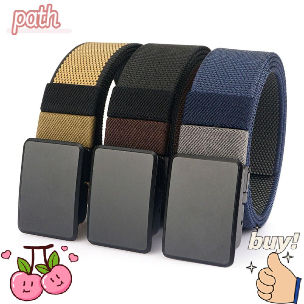 PATH Thắt Lưng Nylon Hai Mặt Khóa Xoay Chất Lượng Cao