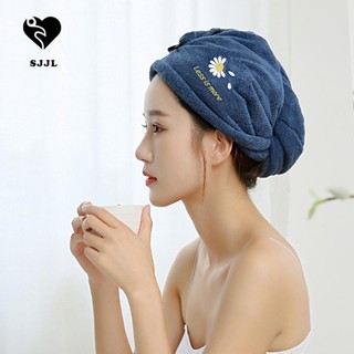 Khăn quấn tóc SJJL khô nhanh chăm sóc tóc dày dài xoăn cho người lớn