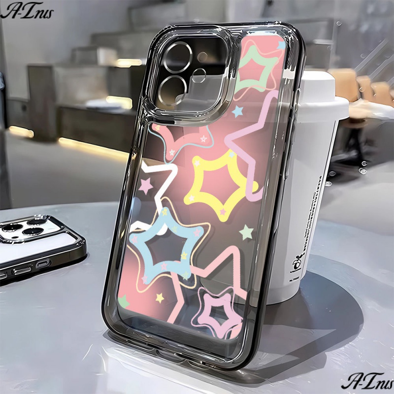 Ốp Điện Thoại Dẻo Họa Tiết Ngôi Sao Độc Đáo Thời Trang Cho iPhone14Promax 8plus 11 13712 / TVVF