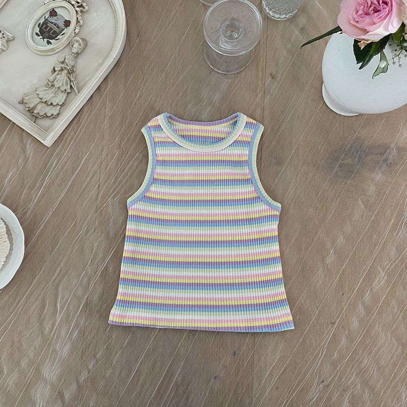 Set 2 Yếm Hình Thỏ 8-18kg + Áo tank top Cho Bé Gái