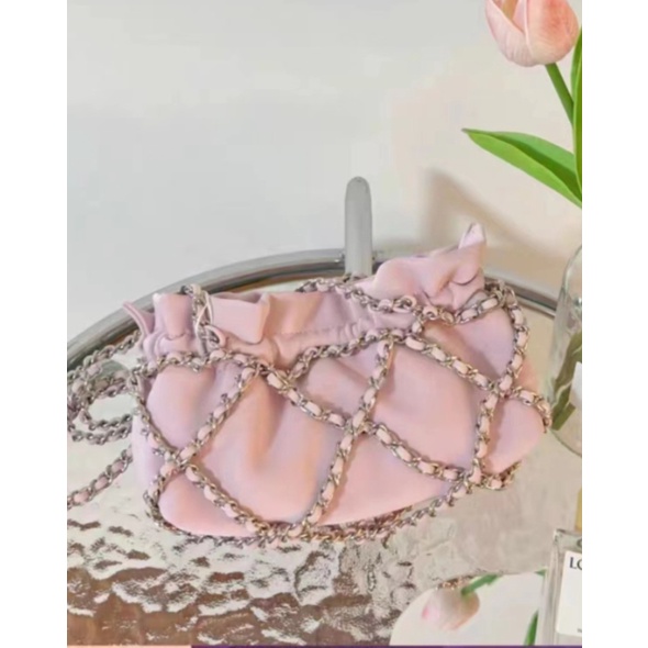 Túi Đeo Vai Phối Dây Xích Thiết Kế Mới Cao Cấp Thời Trang