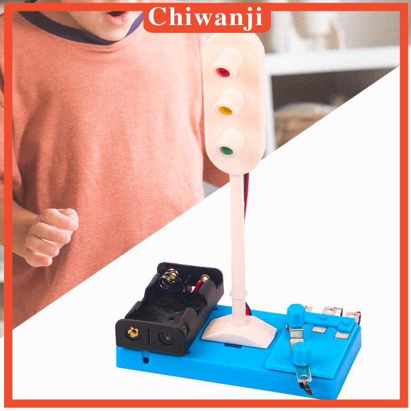 Bộ Đồ Chơi Thí Nghiệm Khoa Học Đèn LED Tín Hiệu Giao Thông DIY Cho Học Sinh