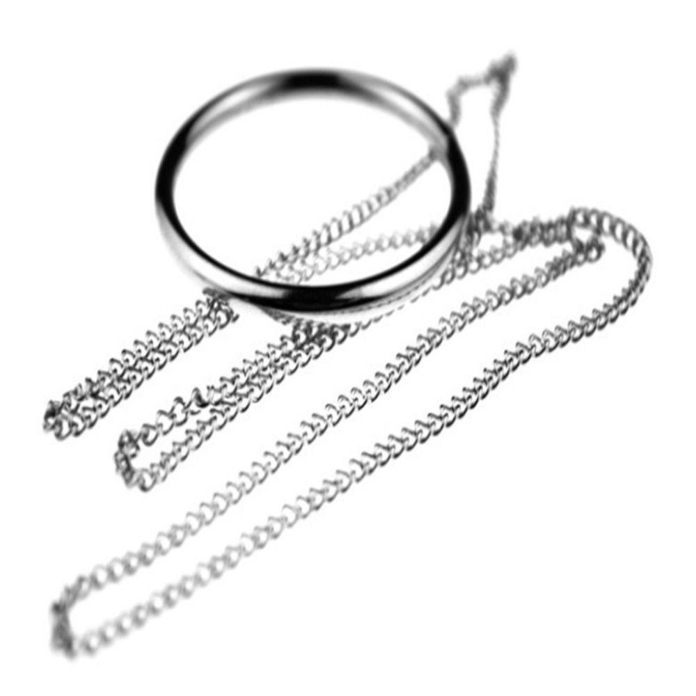 AARON1 Nhẫn Đeo Tay Dây Xích Thắt Nút Bằng Thép Bền Ma Thuật Cho Trẻ Em