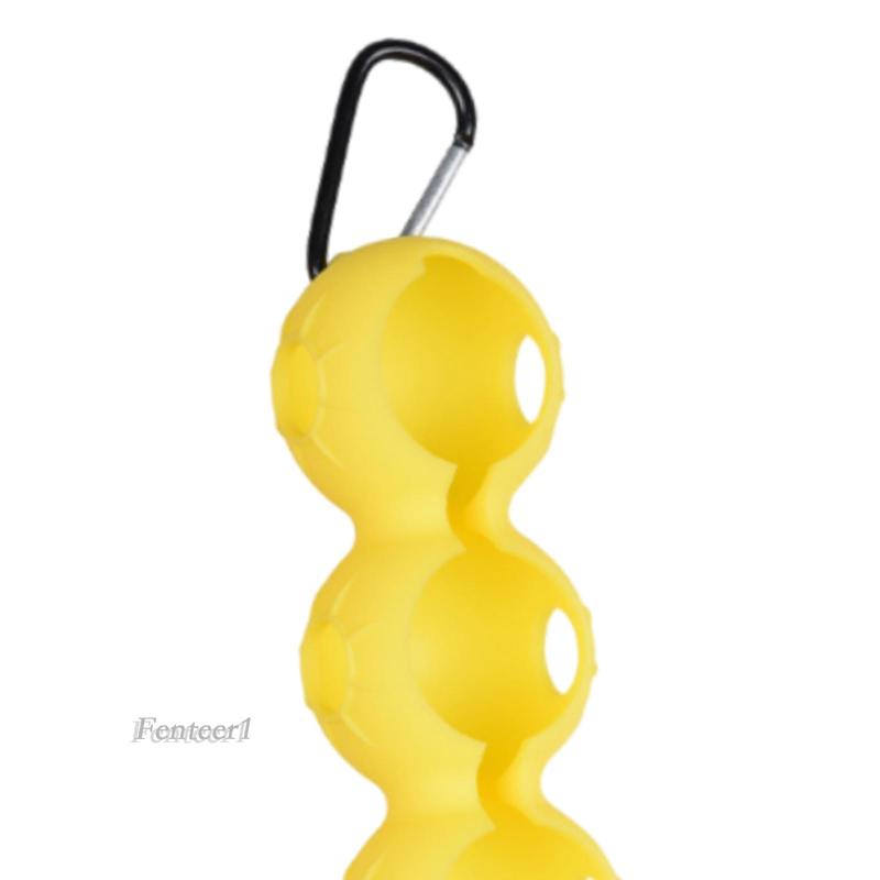 Túi Đựng 5 Quả Bóng Golf Bằng Silicone Kèm Kẹp Giữ Tiện Dụng