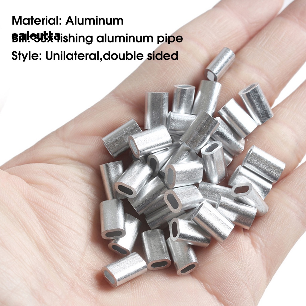 Bộ 50 Ống Nhôm Quấn Dây Câu Cá Chống Rỉ Sét Tiện Dụng