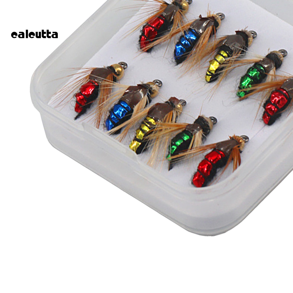 Set 5 / 10 Mồi Câu Cá Giả Có Độ Dẻo Cao Màu Sắc Tươi Sáng