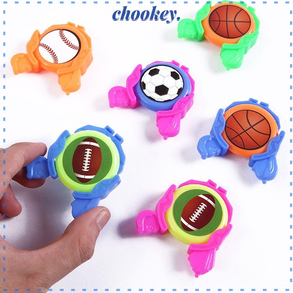 CHOOKEY Set 10 Quả Bóng Đá Bằng Nhựa Có Thể Xoay Được Mẫu Giáo Mới