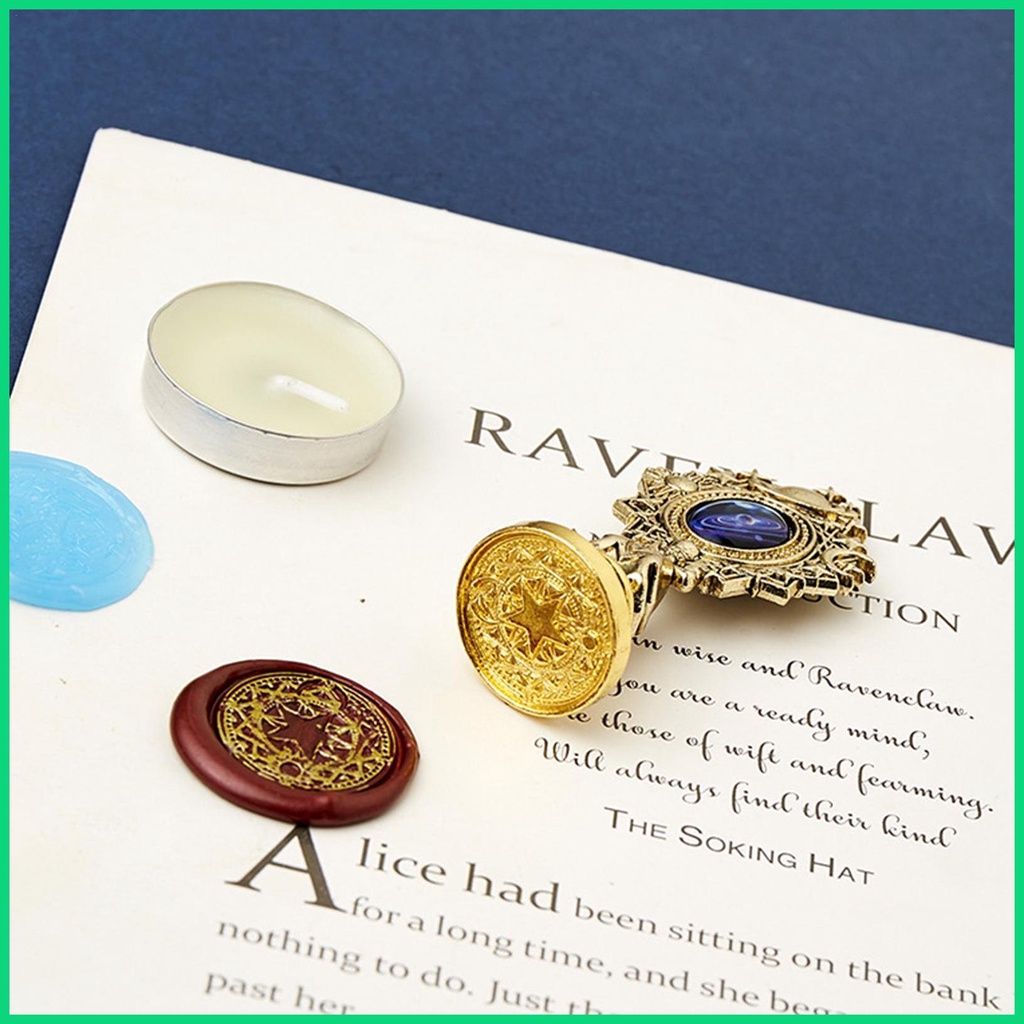 Bộ Dụng Cụ Đóng Dấu Sáp Niêm Phong Tem Thư Dùng Làm Thẻ Thủ Công