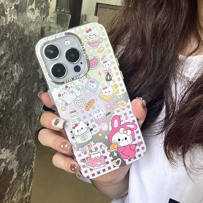 Ốp Điện Thoại Họa Tiết Hello Kitty Nhiều Màu Dễ Thương Chống Sốc Cho iPhone 14 13 12 11 Pro Max
