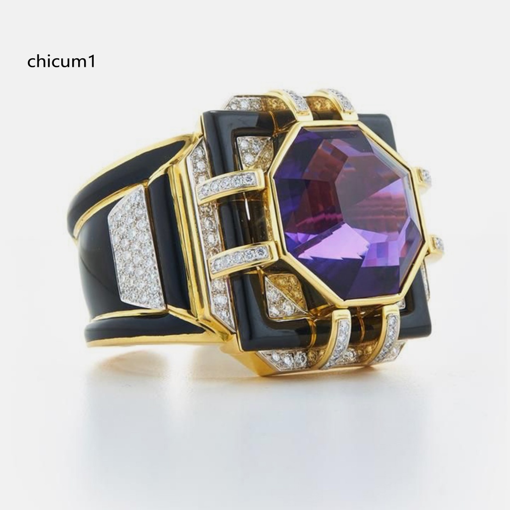 Nhẫn Đính Pha Lê Giả Nhiều Kích Cỡ Thanh Lịch Cho Nữ Mặc Hàng Ngày