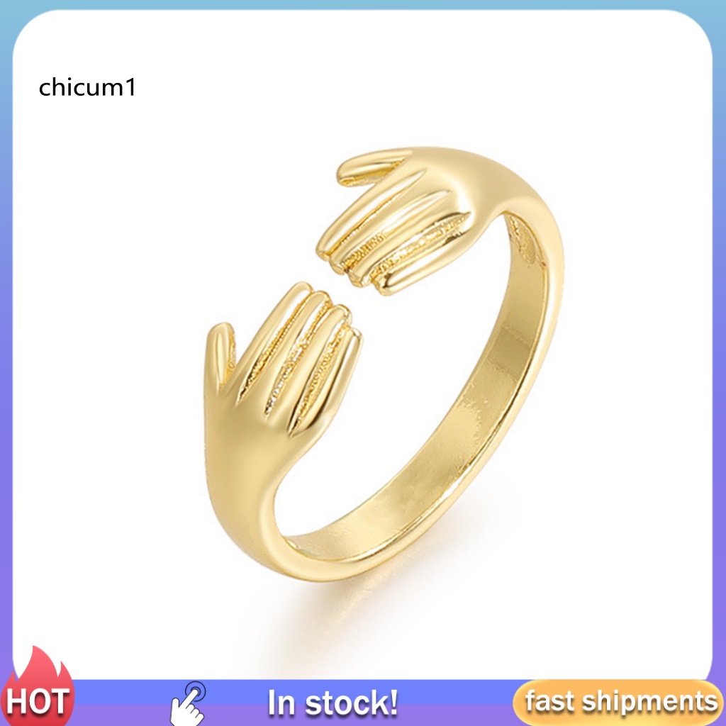 Nhẫn Mạ Điện Hình Trái Tim Phong Cách Retro Cá Tính Cho Nữ