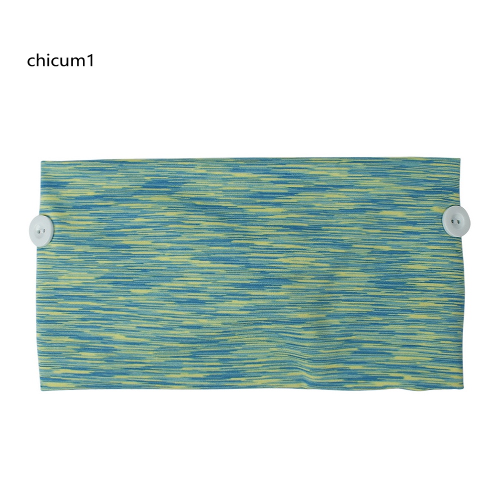 Băng Đô Cài Tóc Chống Mồ Hôi Thắt Nút Chéo Thời Trang Unisex