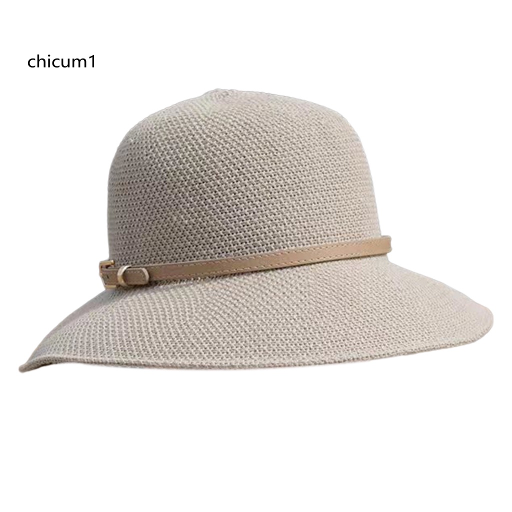 Nón Tai Bèo Vành Tròn Chống Nắng Thoáng Khí Thoải Mái Thời Trang Đường Phố