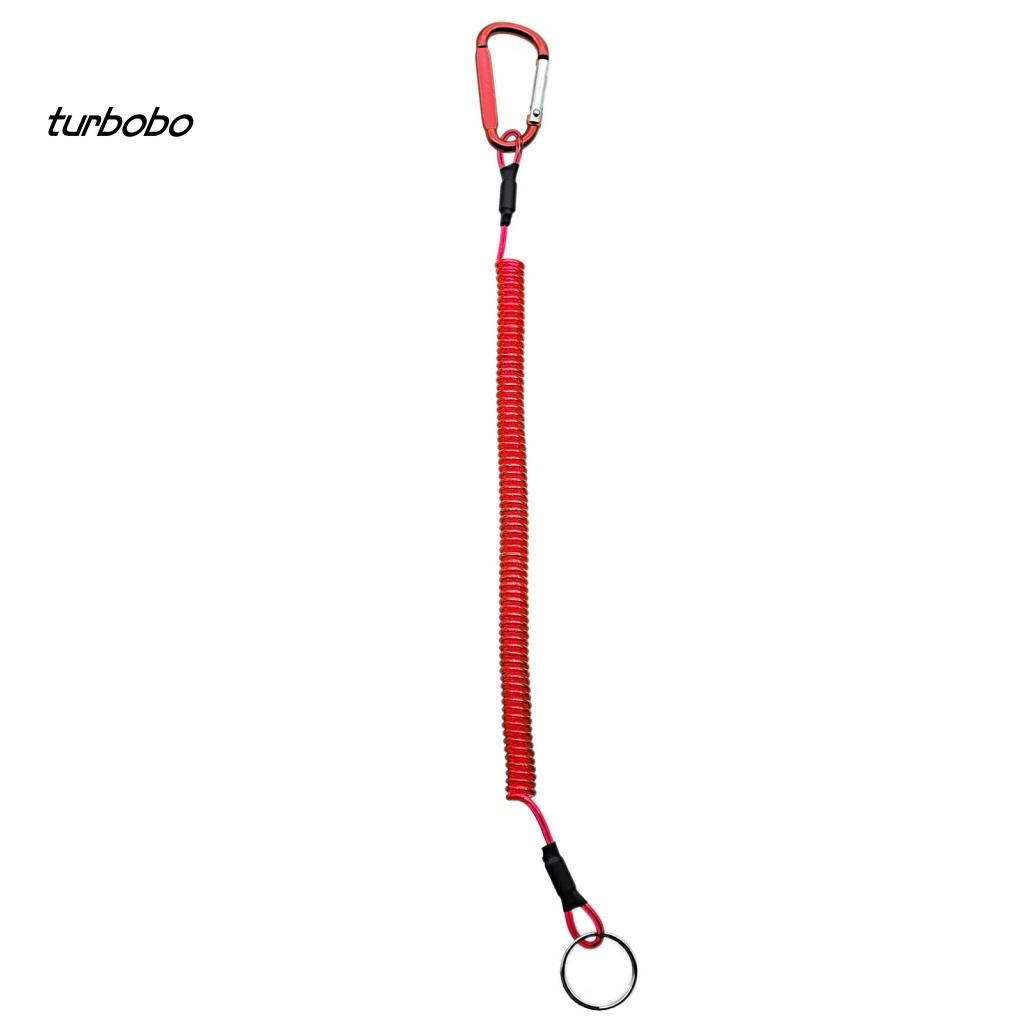 Turbobo Dây Lò Xo Chống Trộm Có Móc Khóa An Toàn Cho Hoạt Động Ngoài Trời
