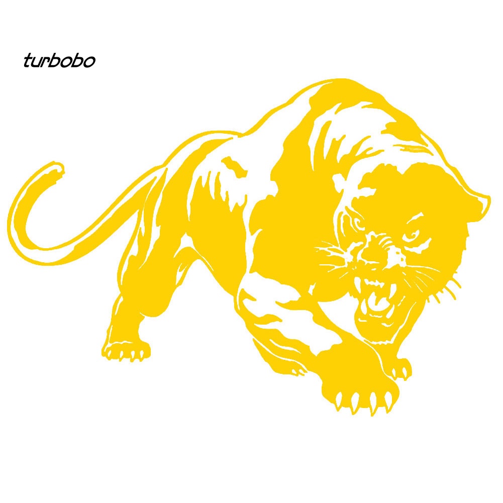 Đề Can Phản Quang Dán Trang Trí Thân / Cửa Sổ Xe Hơi In Chữ turbobo Panther Hunting