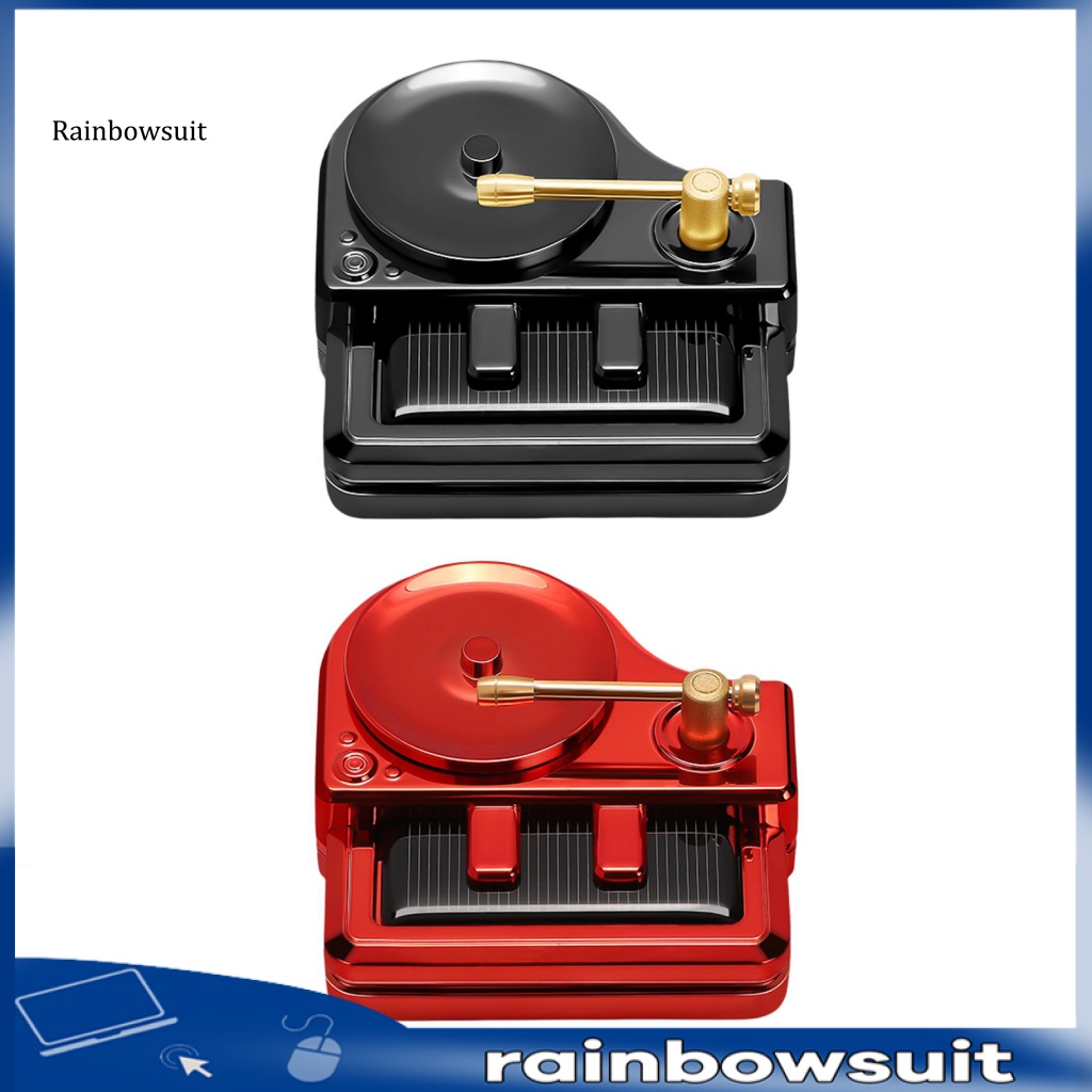 1 Bộ Khuếch Tán Hương Thơm Xe Hơi Sử Dụng Năng Lượng Mặt Trời Hình Đàn Piano Xoay Được