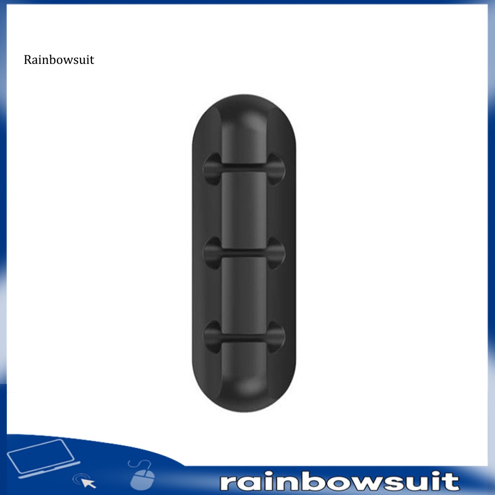 Set 1 / 3 Kẹp Cố Định Dây Cáp Bằng Silicon Tiện Dụng