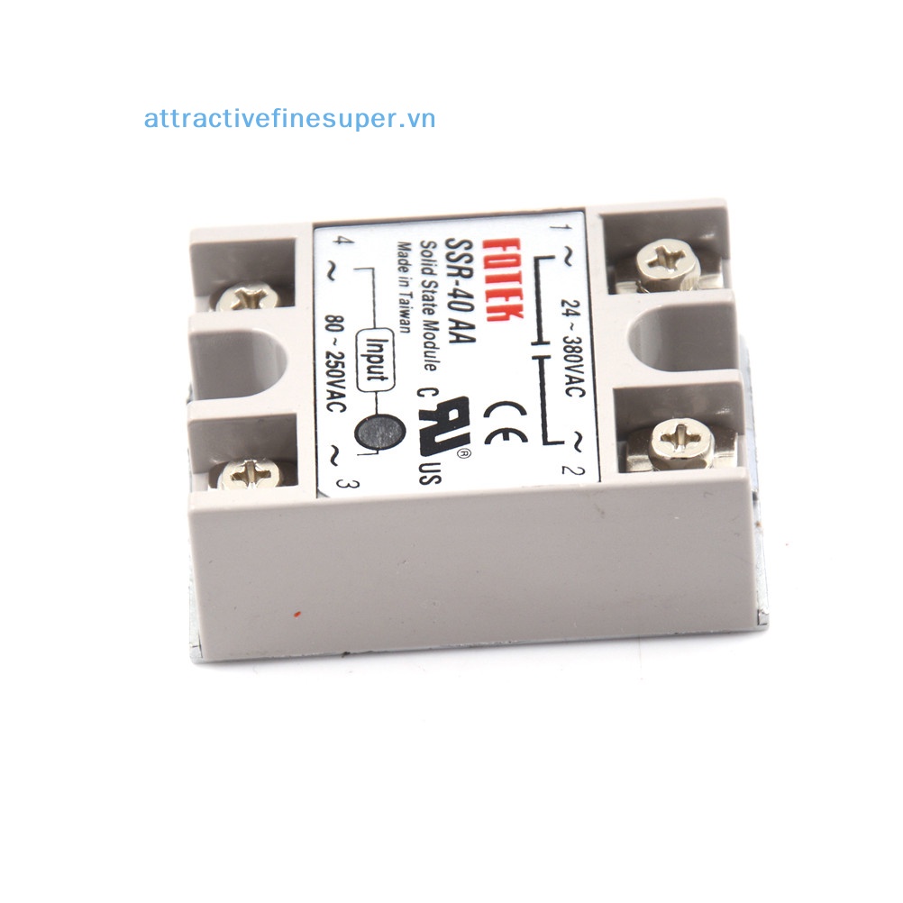 Rơ Le Trạng Thái Nước AFS SSR-40AA-H 40A 80-250V AC Đến 90-480V AC SSR 40AA