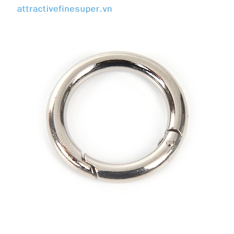 Afs Set 5 Móc Khóa Tròn Bằng Kim Loại 35mm