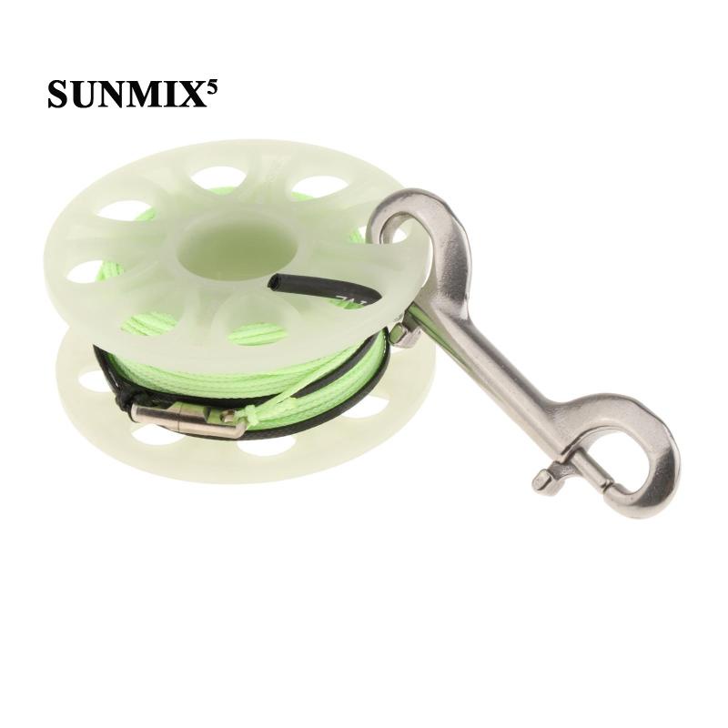 Cuộn Dây Lặn Có Móc Hai Đầu Bằng Thép Không Gỉ 30M / 100ft