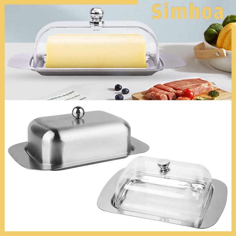 Hộp Đựng Bơ Bằng Thép Không Gỉ Tiện Dụng Cho Nhà Bếp