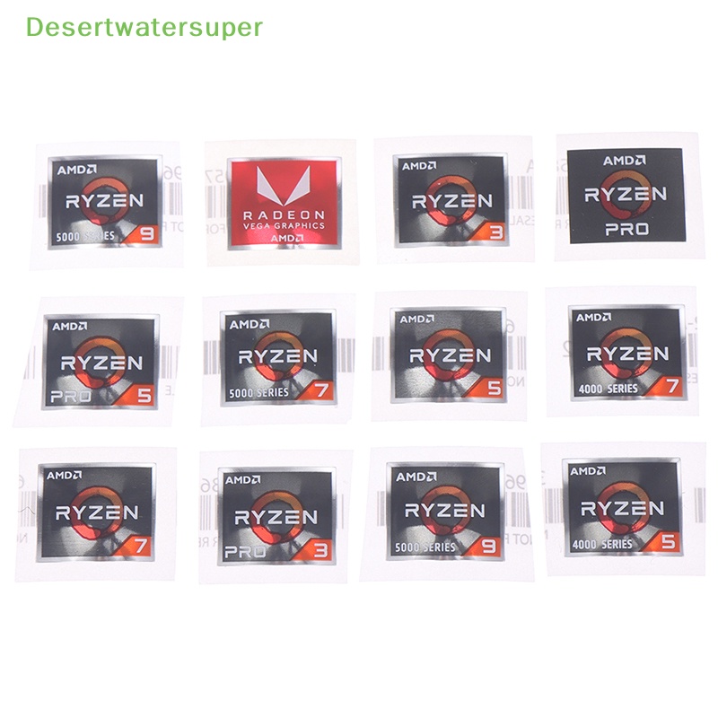 AMD Miếng Dán Logo ATHLON Ryzen R 3 5 7 PRO7 Trang Trí Xe Hơi