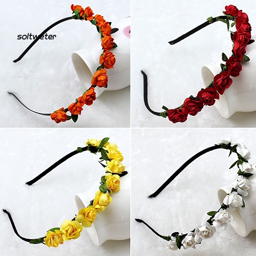 Vòng Hoa Hồng Đội Đầu Cho Cô Dâu Ngày Cưới