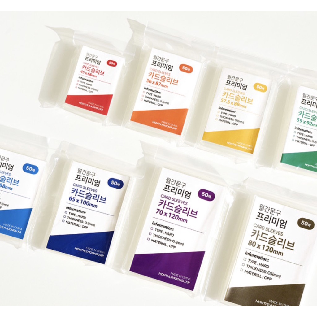 SLEEVE CPP HÀN LOẠI DÀY SET 50 HÃNG MONTHLY MOONGU