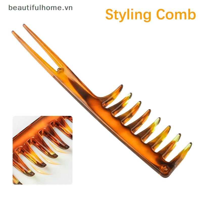Lược Răng Thưa Tạo Kiểu Tóc Chuyên Nghiệp Cho Nam