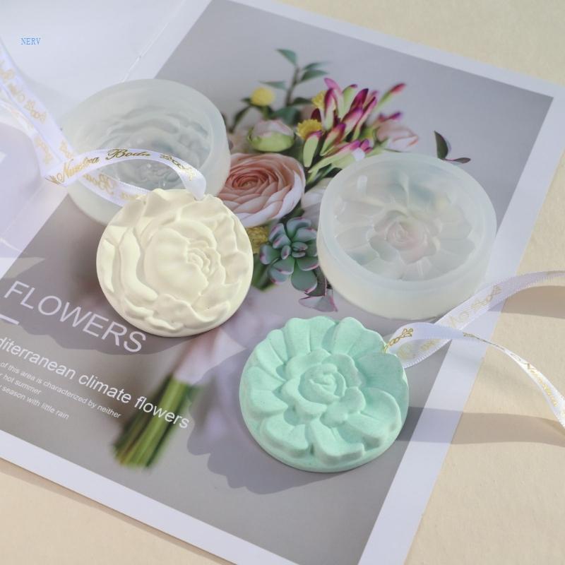 Khuôn Silicone Làm Xà Phòng Hình Bông Hoa