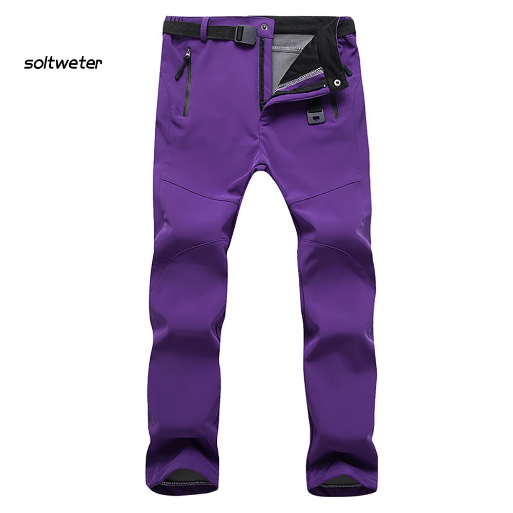 Quần Leo Núi Dáng Dài Chất Liệu Dày Dặn Giữ Ấm Nhanh Khô Thời Trang Mùa Đông Cho Nữ